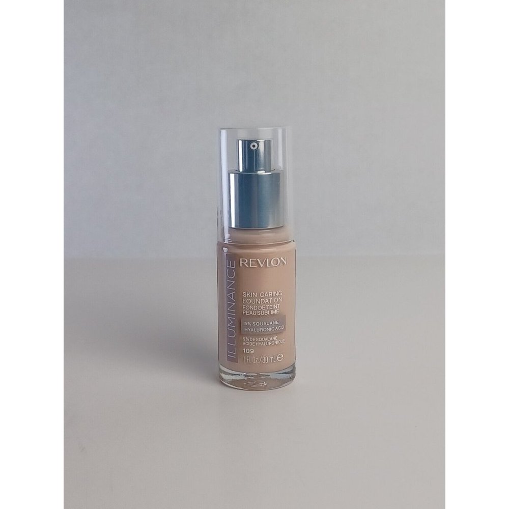 Revlon Illuminance Skin-Caring Liquid Foundation 1 Oz 109 Light Ivory Sealed